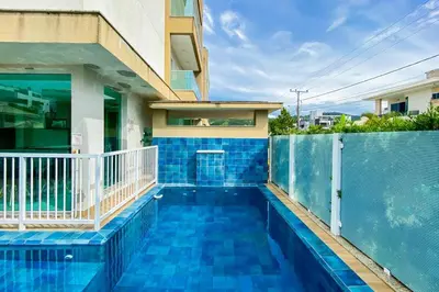 A piscina em ou perto de Curta a Praia de Palmas a 450m do mar! - 0323