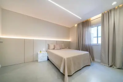 Uma cama ou camas num quarto em Mariscal Garden