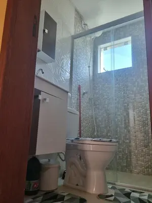 Uma casa de banho em Casa 600 mts da praia do Simao Canto dos Ganchos