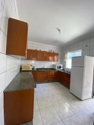 A cozinha ou kitchenette de Casa com piscina