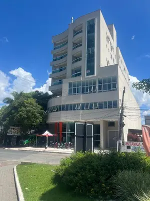 O edifício onde o apartamento está situado
