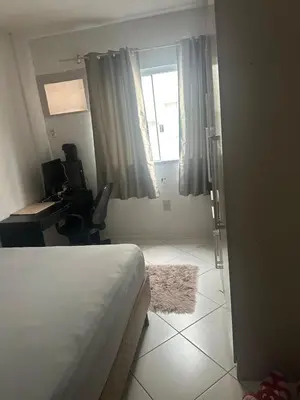 Uma cama ou camas num quarto em Jardim das Américas