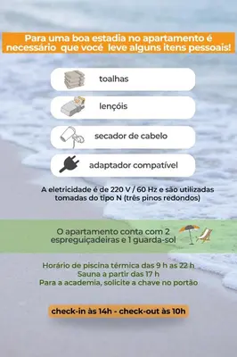 A planta de Bombinhas Summer Beach Apto moderno a 300 m da praia