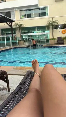 A piscina em ou perto de Bombinhas Summer Beach Apto moderno a 300 m da praia