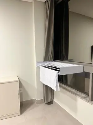 A planta de Bombinhas Flat 4 pessoas