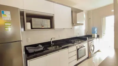 A cozinha ou kitchenette de MDV-103 Encantador Dpto 80m de playa Canto Grande