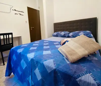 Uma cama ou camas num quarto em Casa Dê - Hostel