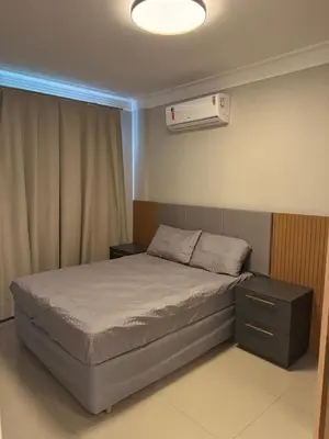 Uma cama ou camas num quarto em Apartamento 207 summer beach