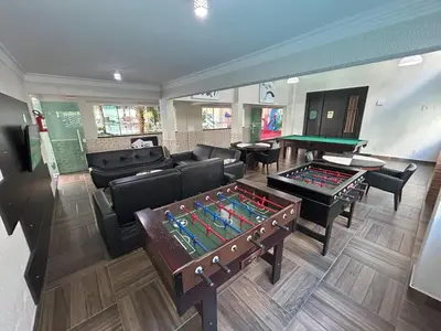 Uma área de estar em Apartamento 207 summer beach