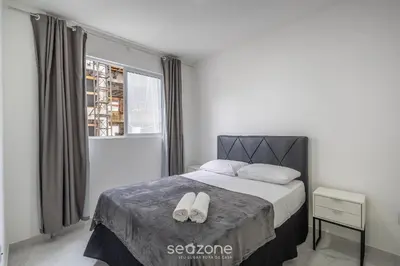 A planta de Apto 2Q c/ Churrasqueira prox a Praia CBA0902