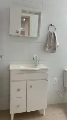Uma casa de banho em Pousada Jardim
