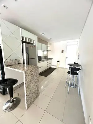 A cozinha ou kitchenette de Aquarius bombinhas