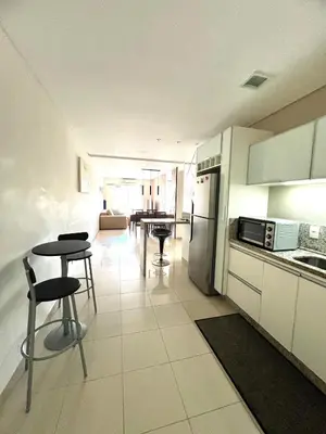 A cozinha ou kitchenette de Aquarius bombinhas