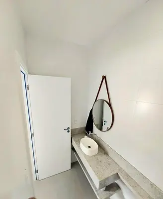 Uma casa de banho em Apartamento Bosque das Oliveiras - Palmas
