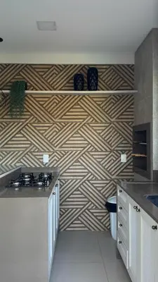A cozinha ou kitchenette de Apto Confortável e Impecável
