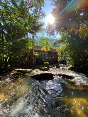 Paisagem natural perto da casa de férias