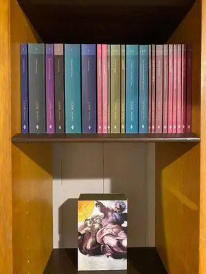 A biblioteca desta casa de férias