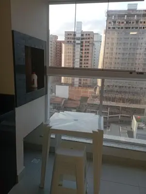 Uma varanda ou terraço em Apartamento na Praia de Itapema