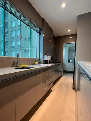 A cozinha ou kitchenette de Itapema Sea Front Apartment