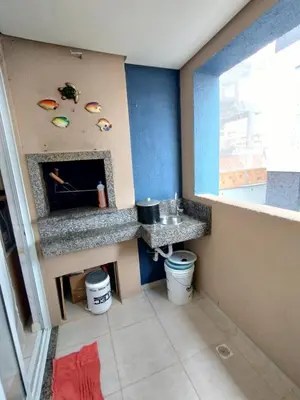 A planta de Excelente apartamento em Bombinhas