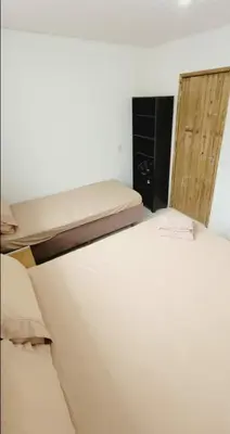 Uma cama ou camas num quarto em Ap 34 in Barra with access to the best beaches in BC