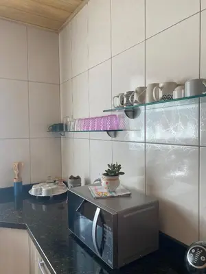 A cozinha ou kitchenette de Casa de Temporada 4 quartos em Camboriú Perfeita para Grupos e Famílias