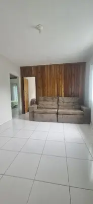 Uma área de estar em Casa de Temporada 4 quartos em Camboriú Perfeita para Grupos e Famílias