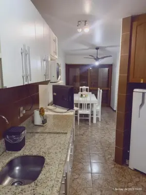 A cozinha ou kitchenette de Apartamento Res Acapulco Bombinhas