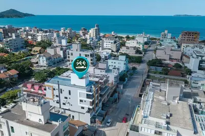 A planta de Del Mare 203 - Cobertura duplex com 2 suítes na praia de Mariscal