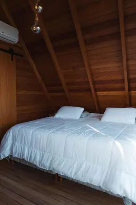 A planta de Cabana vista mar em Bombinhas