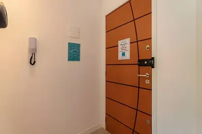 A planta de Lindo Apto no Centro Bombinhas