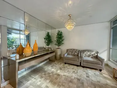 A planta de PÉ NA AREIA 30 passos do mar Apto 101