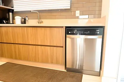A cozinha ou kitchenette de ASA | Cobertura Duplex | Meia Praia | Hidro | 4QT