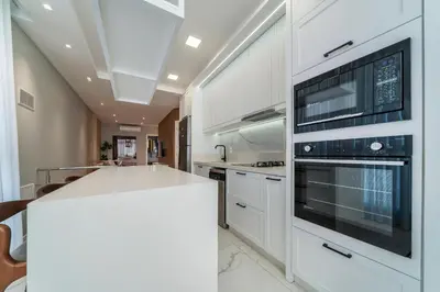 A cozinha ou kitchenette de Splendour 201 - Cobertura duplex à 200 metros da Praia do Mariscal