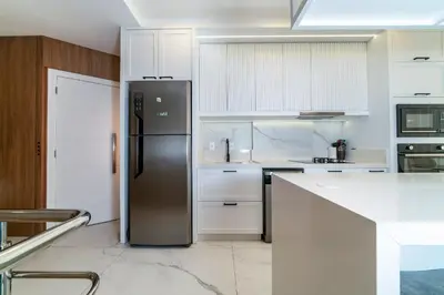 A cozinha ou kitchenette de Splendour 201 - Cobertura duplex à 200 metros da Praia do Mariscal