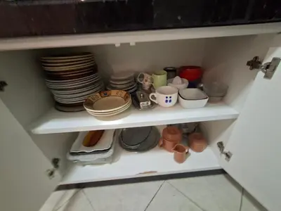 A planta de Meia praia - Apartamento grande a 250 metros da praia