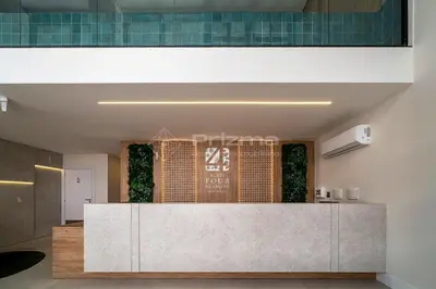 A planta de 310 Flat Moderno e Bem Localizado a 120 metros da praia de Bombinhas Até 4 Pessoas