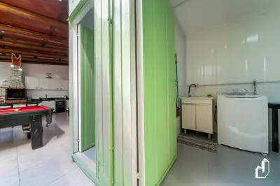 A cozinha ou kitchenette de Residencial Lynary – Loft Mercúrio