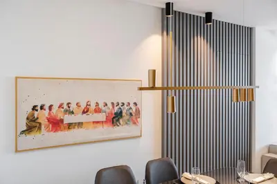 Um restaurante ou outro lugar para comer em Achei Itapema • Sky Bridge Residencial, R.615