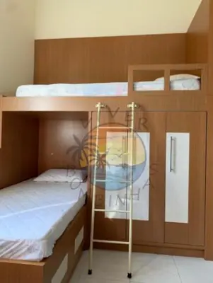 Uma cama ou camas num quarto em Sobrado Alto Padrão Zona Central da Praia com 03 Dormitórios