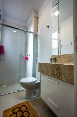Uma casa de banho em Apt 3 en-suites - Meia Praia