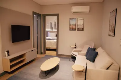 Uma televisão e/ou sistema de entretenimento em Nobile Grand Itapema