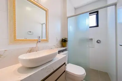 Uma casa de banho em Seu refúgio perfeito há 200 metros em Palmas! 0192