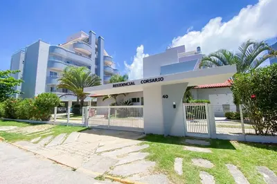 O edifício onde o apartamento está situado