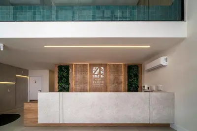 A planta de 309 Suíte em Localização Incrível Praia de Bombinhas a 120m