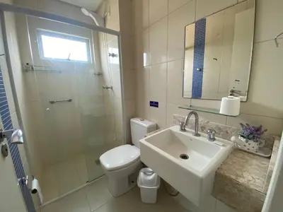 Uma casa de banho em Vista Mar - Praia de Palmas - 80m da Praia - Piscina e Lazer Completo! 0475