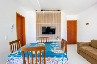 Uma televisão e/ou sistema de entretenimento em Apto 2 quartos, em otima localização - 0326