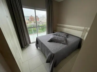 Uma cama ou camas num quarto em Cód 42 - Cobertura a 80 metros do mar
