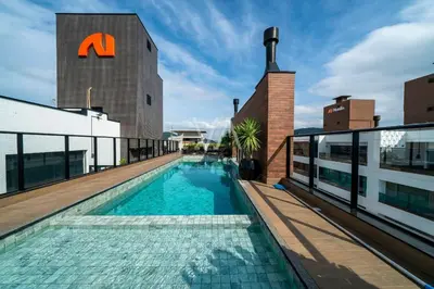 A piscina em ou perto de 307 - Apart Villa Francione com piscina em Bombas