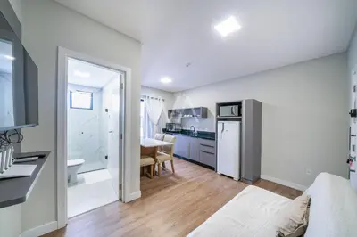 A cozinha ou kitchenette de 307 - Apart Villa Francione com piscina em Bombas